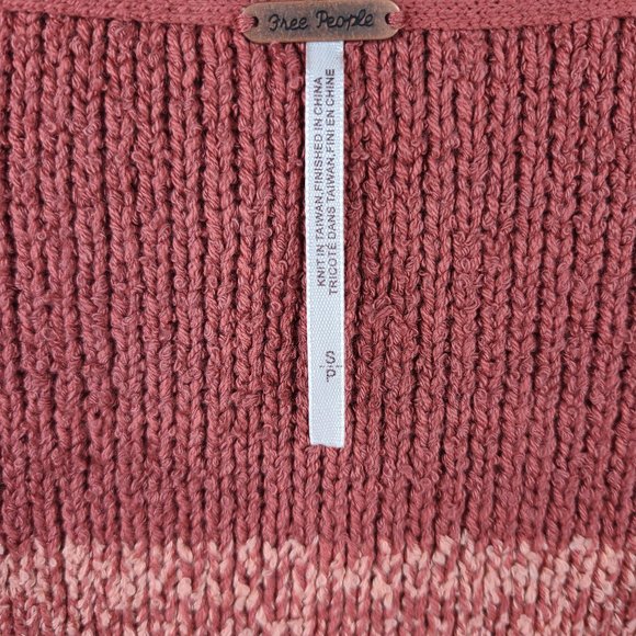 Free People Blush Knit Cardigan NEW Size SM - Picture 8 of 11